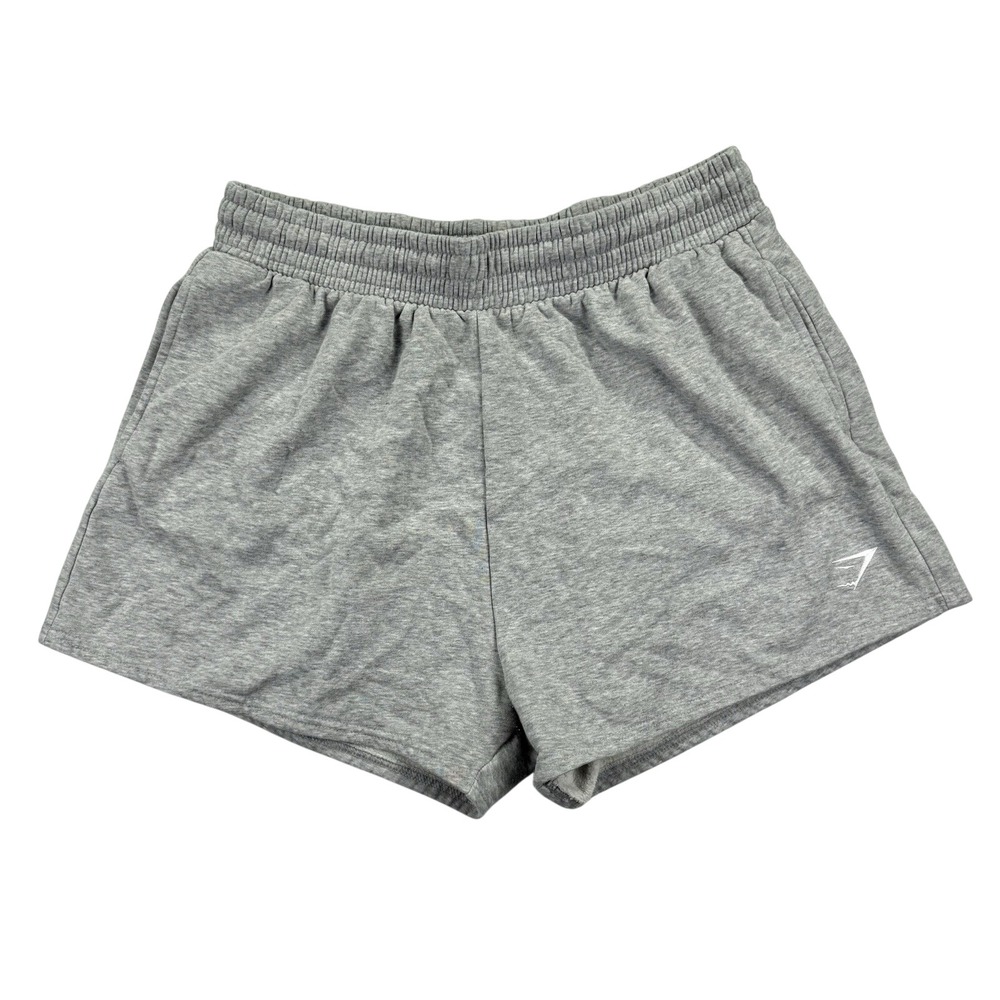 Gymshark Rest Day Sweat Shorts‎ Women XL Gray Lounge Athletic Pockets Drawstring